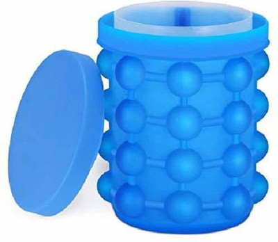 CIAZA 0.5 L Silicone Silicone Ice Cube Maker The Innovation Space Saving Ice Cube Genie Bucket Revolutionary Space Saving Ice-Ball Makers for Home, Party and Picnic... Ice Bucket