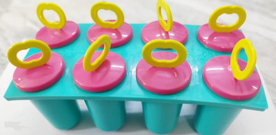 Bekner Multicolor Plastic Ice Cube Tray(Pack of1)