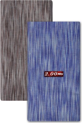 SSS NOVELTIES Solid Blue, Brown Lungi