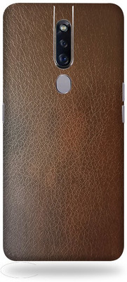 OggyBaba Oppo F11 Mobile Skin((Nut Brown Leather Skin With Matte Finish))