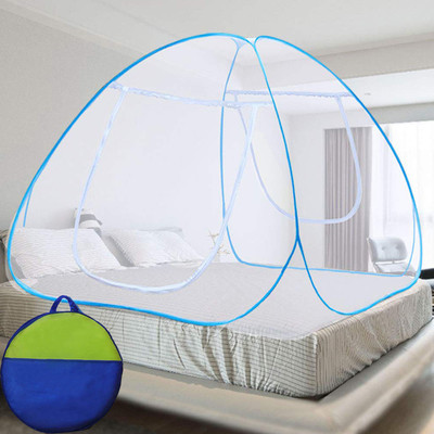 78 Off On Oxtrix Polyester S Double Bed Mosquito Net Blue White Flipkart Paisawapas Com Off On Oxtrix Polyester S Double, Foldable Mosquito Net For King Size Bed