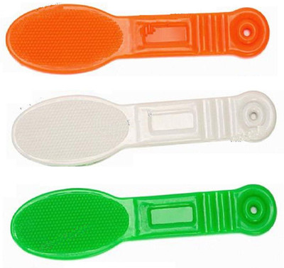 TRUOM Handle Grip Nail Brush Hand Finger Toe Nail Cleaning Brush Manicure Pedicure, Size- 7/3.5 cm-004 pack of 3