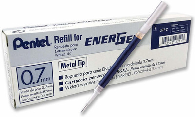 PENTEL Pentel Energel Refill 0.7MM Gel Pen Refill(Pack of 20, Ink Color - Blue)