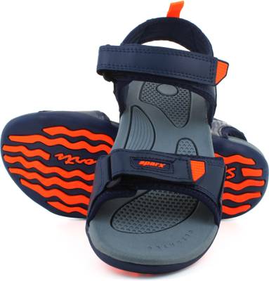 Sparx navy blue orange sandals 2025