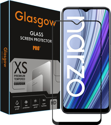Glasgow Edge To Edge Tempered Glass for Realme Narzo 30A(Pack of 1)