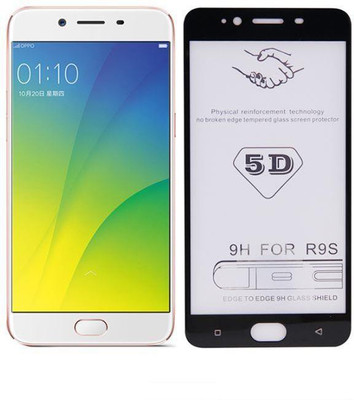 1DOLLAR Edge To Edge Tempered Glass for Oppo A37 (11D Tempered glass)(Pack of 1)
