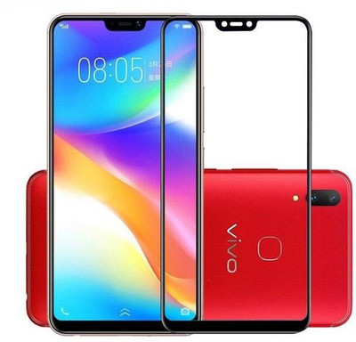 NaturalBuy Edge To Edge Tempered Glass for Vivo V9(Pack of 1)