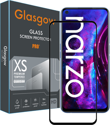 Glasgow Edge To Edge Tempered Glass for Realme Narzo 30(Pack of 1)