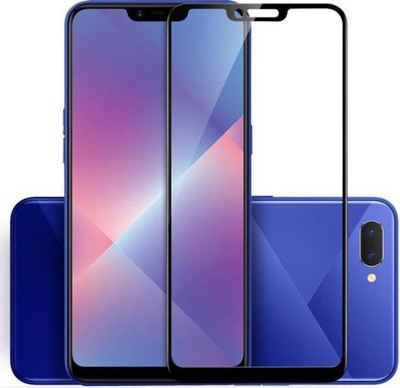 9H Edge To Edge Tempered Glass for OPPO A7 (6D Full Glue Tempered Glass)(Pack of 1)