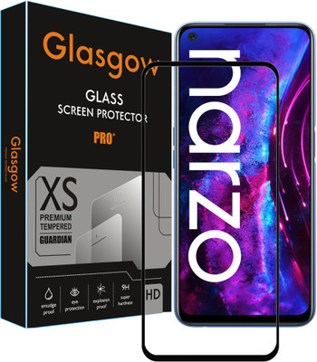 Glasgow Edge To Edge Tempered Glass for Realme Narzo 30 5G(Pack of 1)