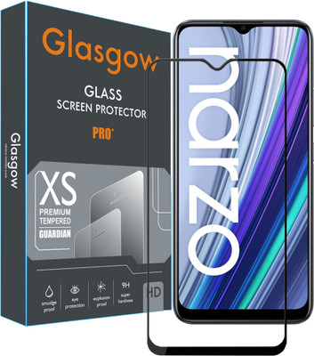 Glasgow Edge To Edge Tempered Glass for Realme Narzo 30A(Pack of 1)