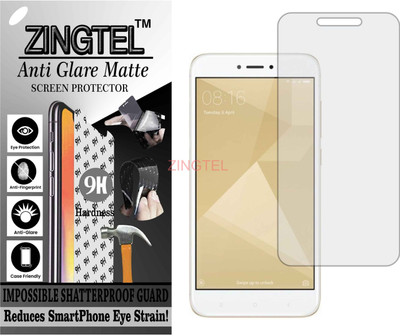 ZINGTEL Impossible Screen Guard for REDMI 4 (Shatterproof Matte)(Pack of 1)
