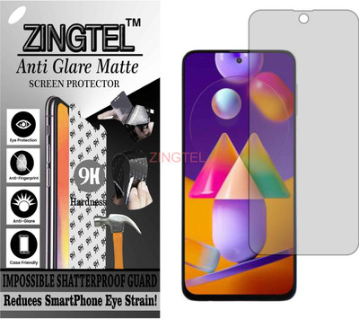 ZINGTEL Impossible Screen Guard for SAMSUNG M31S (Shatterproof Matte)(Pack of 1)