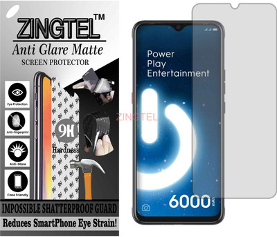 ZINGTEL Impossible Screen Guard for TECNO POUVOIR 4 PRO (Shatterproof Matte)(Pack of 1)