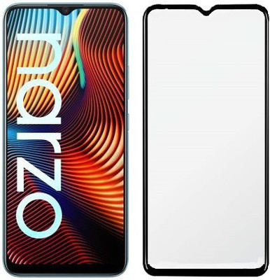 Gorilaorginal Edge To Edge Tempered Glass for : Realme Narzo 50A Ceramic(Pack of 1)