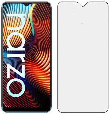 HOBBYTRONICS Tempered Glass Guard for Realme Narzo 30A (Matte Transparent)(Pack of 1)