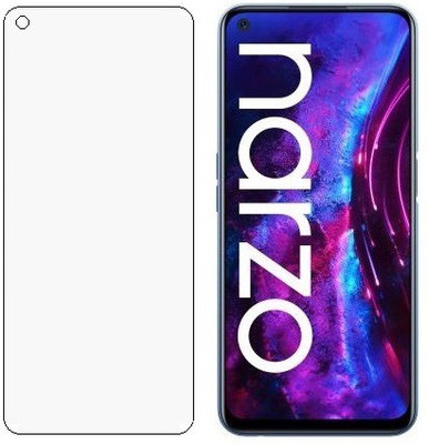 HOBBYTRONICS Tempered Glass Guard for Realme Narzo 30 Pro 5G (Matte Transparent)(Pack of 1)