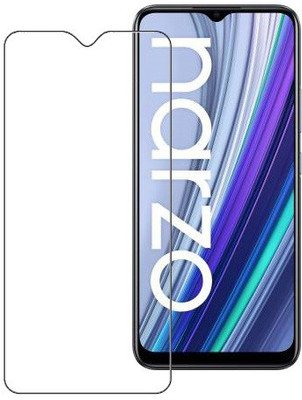 HOBBYTRONICS Tempered Glass Guard for Realme Narzo 30A(Pack of 1)