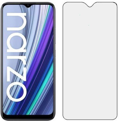 HOBBYTRONICS Tempered Glass Guard for Realme Narzo 30A (Matte)(Pack of 1)
