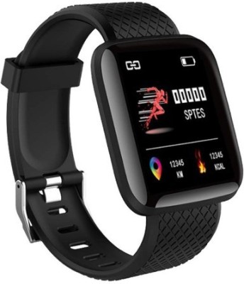 Fusion Tech Bluetooth Fitness Smart Watch Smartwatch(Black Strap, Free)