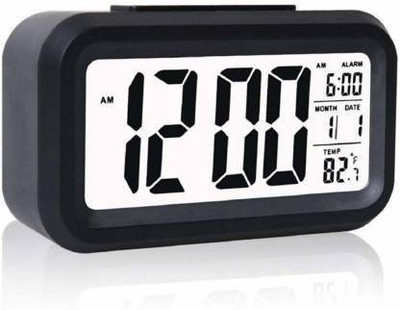 Vidya Fashion Digital Black Clock