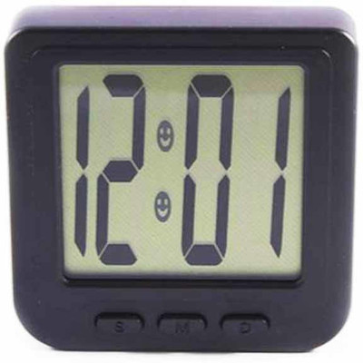 Afiya Enterprises Digital Black Clock