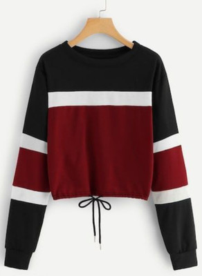 GIRLS SHOPPIE Casual Full Sleeve Solid Women Multicolor Top