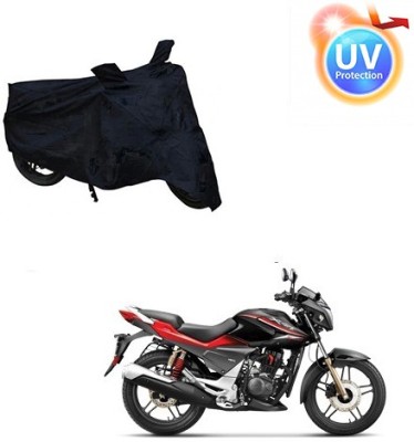 Feel heaven Two Wheeler Cover for Honda(CBZ Extreme, Black)