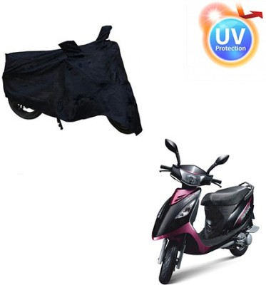 Atulit enterprises Two Wheeler Cover for TVS(Scooty Streak, Black)