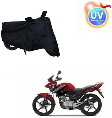 saanvi Two Wheeler Cover for Yamaha(YBR 125, Black)