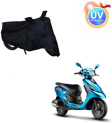 Atulit enterprises Two Wheeler Cover for TVS(Zest, Black)