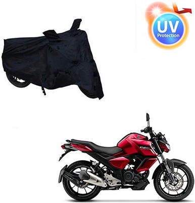 Feel heaven Two Wheeler Cover for Yamaha(FZ-S, Black)