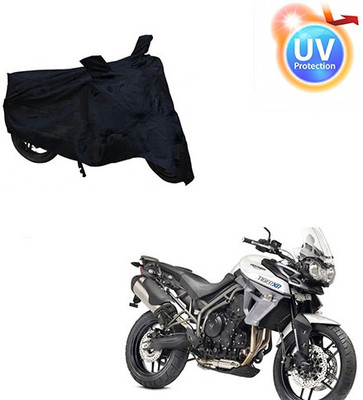 Feel heaven Two Wheeler Cover for Universal For Bike(Black)