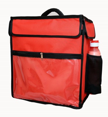 Quaffor Red 18*16*12 inch zomato/food/swiggy delivery backpack 60 LTR Waterproof Backpack(Red, 60)