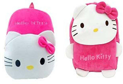 Bluemoon BM-combo of 2 pink hello kitty_1310 12 L Backpack(Pink, White)