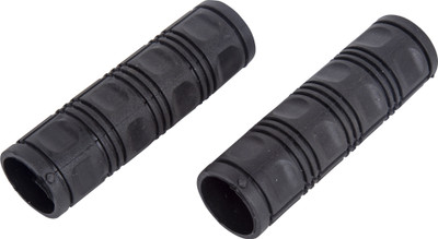aksmit Anti Slip Motorcycle Grip Cover 7/8 Inch Handle Grip Rectangular Emboss Black ForHF Deluxe_HB321 Handle Bar Grip For Hero Universal For Bike(Pack of 2)