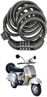 PRTEK Anti Theft Bike Lock, Multiple Security Levels, Key and Combination Lock Options A40 Anti Theft Bike Lock, Multiple Security Levels, Key and Combination Lock Options A40 Cable Lock, U Lock, Folding Locks(Black)