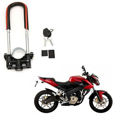 RWT Bike Front Shocker Lock Wheel Lock Pulsar 200 Wheel Lock(Red, Black)