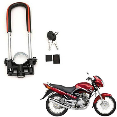 BRPEARl Bike Front Shocker Wheel Lock-174 Bike Front U-Type Anti Theft Wheel Lock For Yamaha Gladitor Wheel Lock(Black, Red)