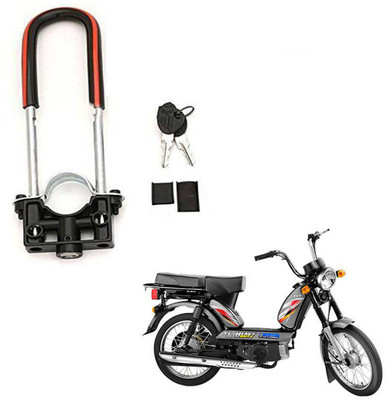 BRPEARl Bike Front Shocker Wheel Lock-160 Bike Front U-Type Anti Theft Wheel Lock For TVS Heavy Duty Super XL Wheel Lock(Black, Red)