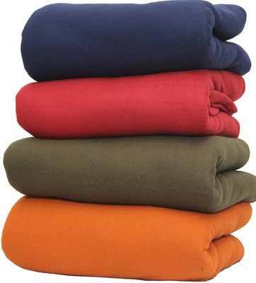 Cool Dealzz Solid Single Fleece Blanket for  AC Room(Polyester, Multicolor)