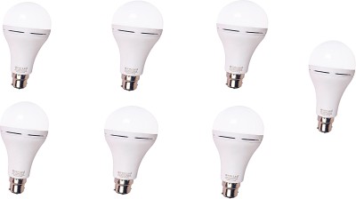 OVIN 9 W Inverter Standard B22 Inverter Bulb(White, Pack of 7)