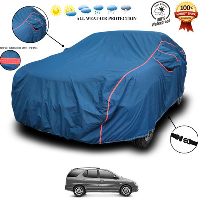 ANTHUB Car Cover For Tata Indigo Marina (With Mirror Pockets)(Blue)