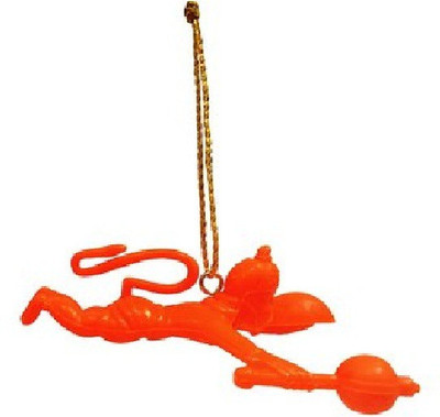 Newvent Flying Hanuman Ji for Car Hanging Ornament orange color Car Hanging Ornament(Pack of 1)