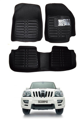 AYW Plastic 5D Mat For  Mahindra Scorpio(Black)