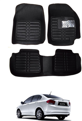 AYW Plastic 5D Mat For  Honda City(Black)