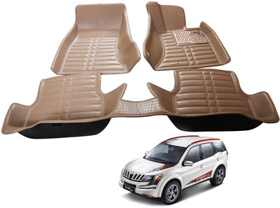 AYW Plastic 5D Mat For  Mahindra XUV(Beige)