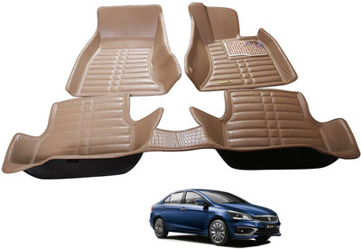 AYW Plastic 5D Mat For  Maruti Suzuki Ciaz(Beige)