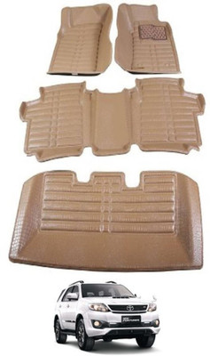 AYW Plastic 5D Mat For  Toyota Fortuner(Beige)