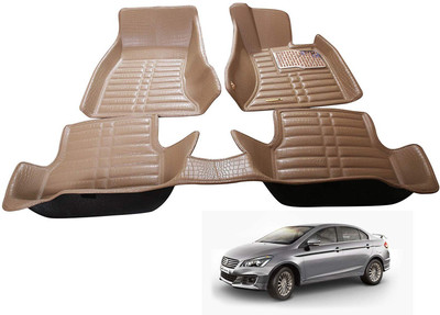 AYW Plastic 5D Mat For  Maruti Suzuki Ciaz(Beige)